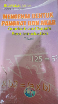 Image of MENGENAL BENTUK PANGKAT DAN AKAR QUADRATIC AND AQUARE ROOT INTRODUCTION