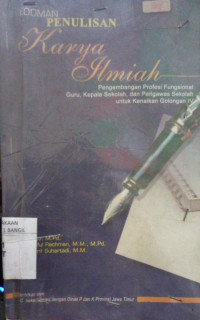 Image of PEDOMAN PENULISAN KARYA ILMIAH