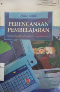 Image of PERENCANAAN PEMBELAJARAN