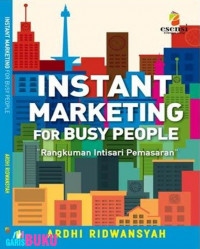 Image of INSTANT MARKETING FOR BUSY PEOPLE